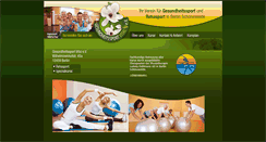 Desktop Screenshot of gesundheitssport-vital.de