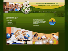 Tablet Screenshot of gesundheitssport-vital.de